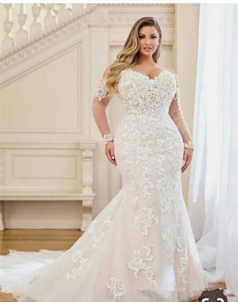 2019 african nigeria mermaid wedding dresses court train custom plus size formal bridal gowns long sleeves white wedding dress
2019 african nigeria mermaid wedding dresses court train custom plus size formal bridal gowns long sleeves white wedding dress