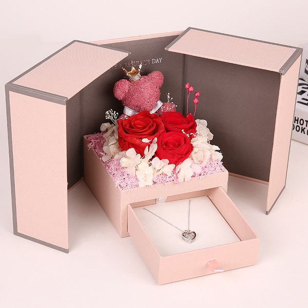 birthday valentine's mother's day wedding anniversary necklace gift box bear rose soap flower artificial flower bouquet for gift
birthday valentine's mother's day wedding anniversary necklace gift box bear rose soap flower artificial flower bouquet for gift