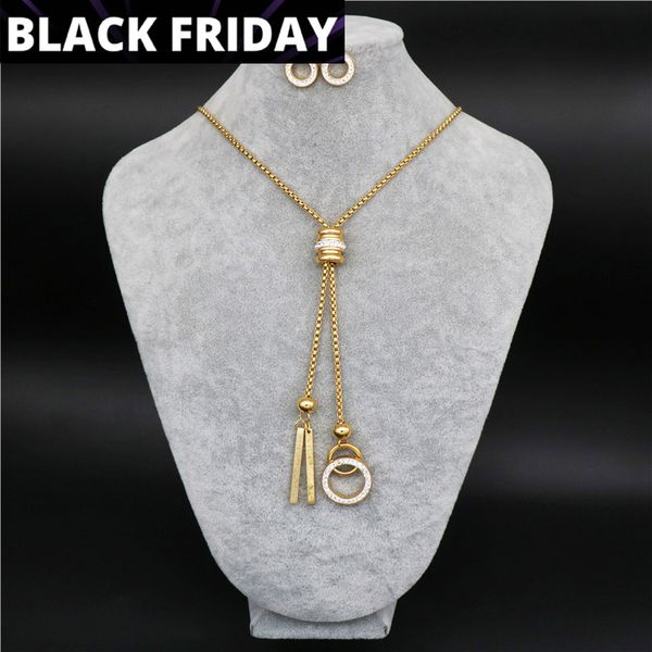 fashion stainless steel jewelry sets for woman round long chain necklace sets, Silver
fashion stainless steel jewelry sets for woman round long chain necklace sets, Silver