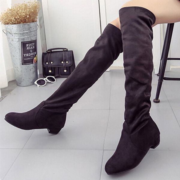 gaoke женщины высокие сапоги обувь мода женщин старше knee high boots осень зима бота feminina высокие сапоги, Black
gaoke женщины высокие сапоги обувь мода женщин старше knee high boots осень зима бота feminina высокие сапоги, Black