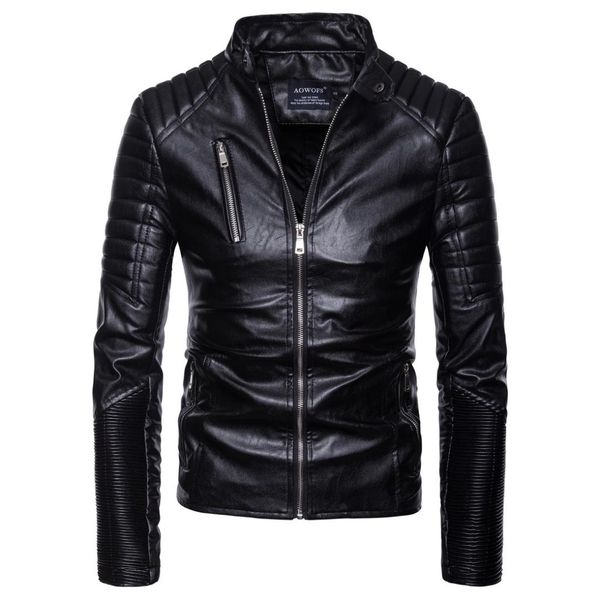 wish men's wear 2018 autumn and winter foreign trade new style men's locomotive multi-zipper leather coat motorcycle leather coa, Black
wish men's wear 2018 autumn and winter foreign trade new style men's locomotive multi-zipper leather coat motorcycle leather coa, Black