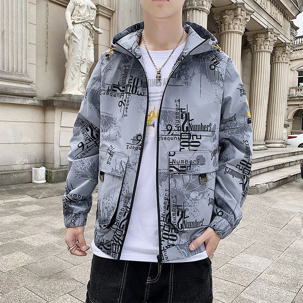 spring and autumn coat men korean-style trend autumn jacket hooded casual men's handsome workwear fashion, Black;brown
spring and autumn coat men korean-style trend autumn jacket hooded casual men's handsome workwear fashion, Black;brown