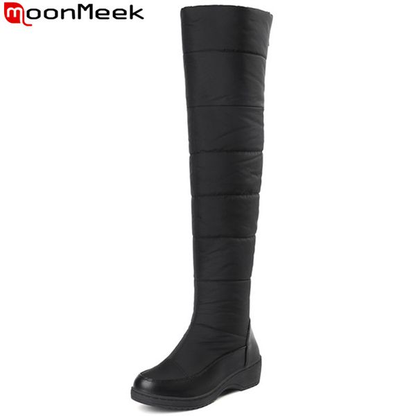 moonmeek winter women boots zipper keep warm plush down waterproof ladiessnow boots black blue over the knee plus size
moonmeek winter women boots zipper keep warm plush down waterproof ladiessnow boots black blue over the knee plus size