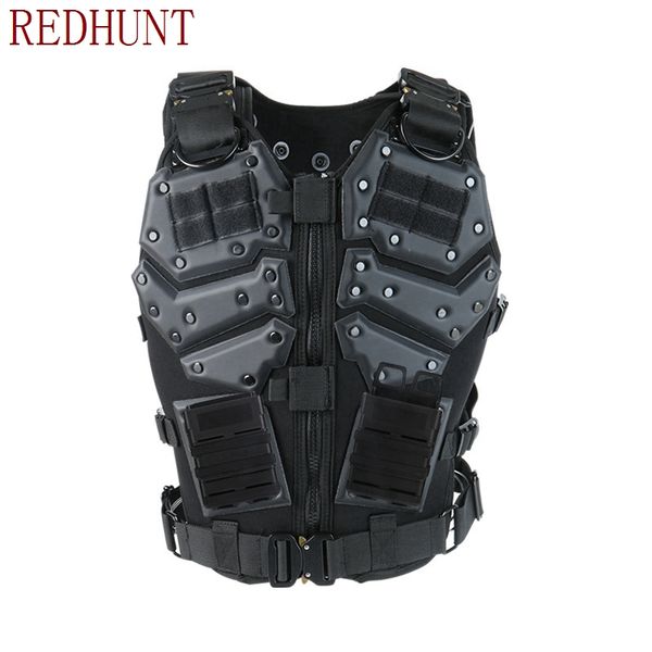 hunting jackets outdoor tactical vest with 5.56 magazine pouches cs paintball protective waistcoat body armor, Camo;black
hunting jackets outdoor tactical vest with 5.56 magazine pouches cs paintball protective waistcoat body armor, Camo;black
