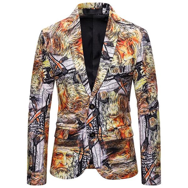 luxury men's blazers and suit jackets blazer fashion 3d print slim fit men suit coat leisure tuxedos new, White;black
luxury men's blazers and suit jackets blazer fashion 3d print slim fit men suit coat leisure tuxedos new, White;black