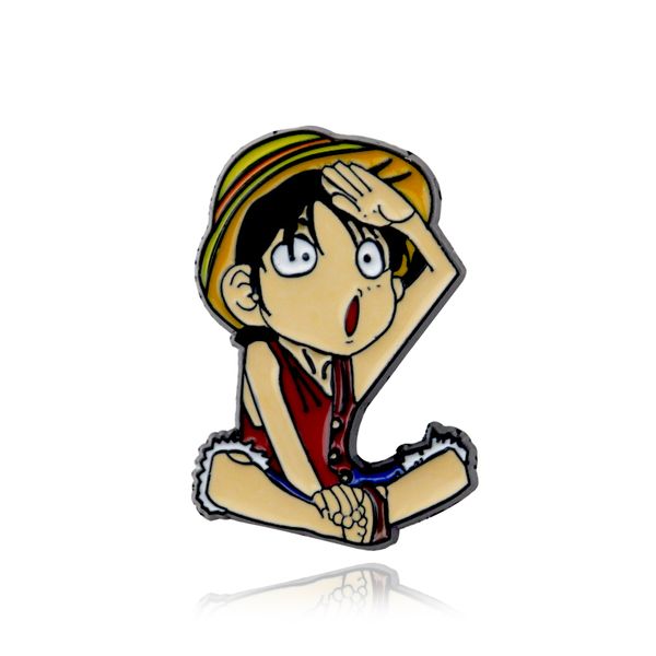 cartoon anime brooches one piece luffy enamel pin for boys lapel pin hat/bag pins denim shirt women brooch badge, Gray
cartoon anime brooches one piece luffy enamel pin for boys lapel pin hat/bag pins denim shirt women brooch badge, Gray