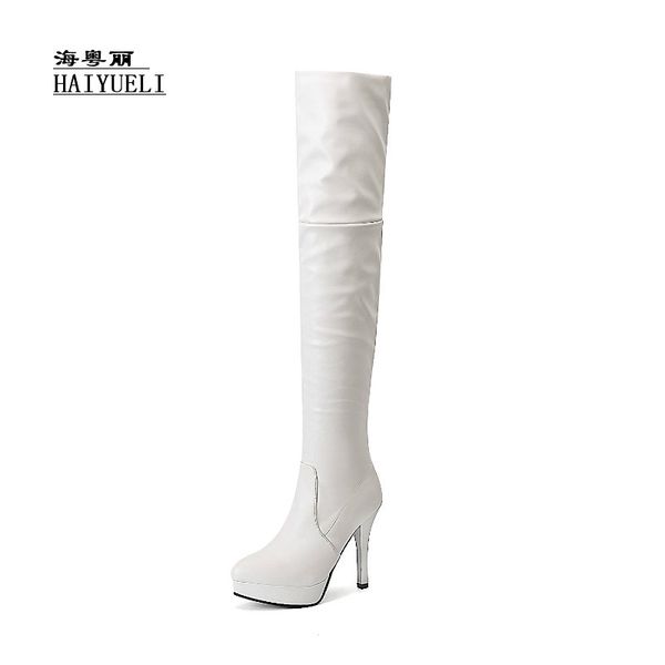 the new autumn winter boots fashion women high-heeled shoes knee-high boots, Black
the new autumn winter boots fashion women high-heeled shoes knee-high boots, Black