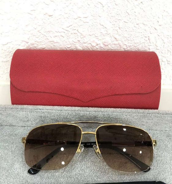 metal gold wood sunglasses brown shaded gafa de sol shades men sunglasses shades new with box, White;black
metal gold wood sunglasses brown shaded gafa de sol shades men sunglasses shades new with box, White;black