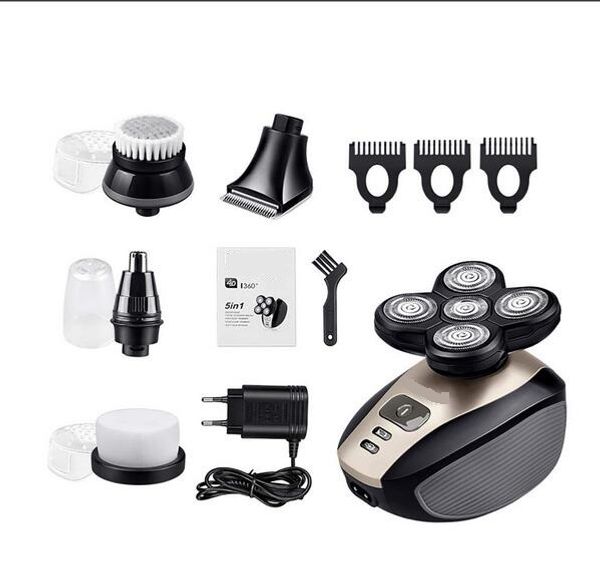 5 in 1 electric shaver for men floating five blade heads electric shaving machine rechargeable razors face care tools
5 in 1 electric shaver for men floating five blade heads electric shaving machine rechargeable razors face care tools