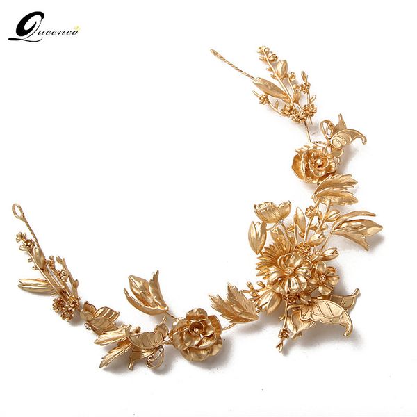 gold flower bridal tiaras vintage bridal hair jewelry wedding hair accessories bridal headpiece women tiara butterfly soft crown, Golden;white
gold flower bridal tiaras vintage bridal hair jewelry wedding hair accessories bridal headpiece women tiara butterfly soft crown, Golden;white