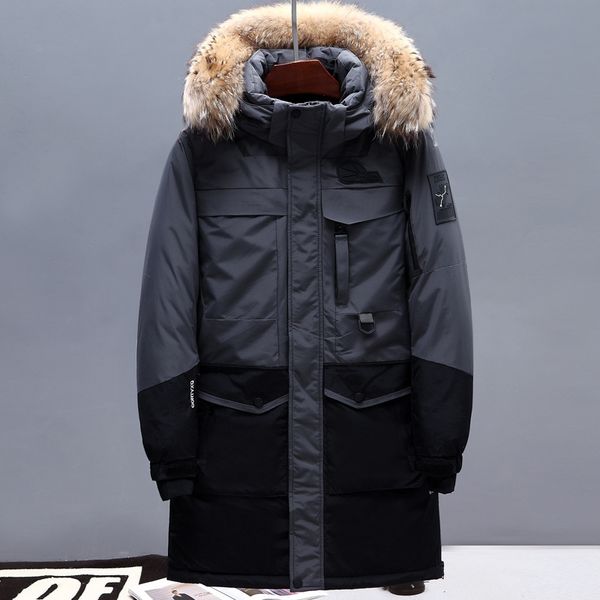 2019 new arrival men down jacket winter men parka hoodies real fur long coat casual high street thick warm male outerwear, Black
2019 new arrival men down jacket winter men parka hoodies real fur long coat casual high street thick warm male outerwear, Black