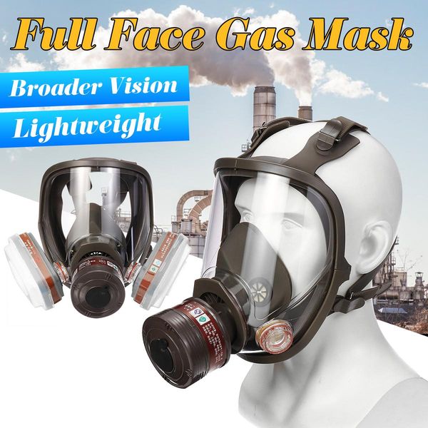 7 in 1 industry painting spray gas mask same 6800 full face chemical respirator dust gas mask body chemical masks, Black;white
7 in 1 industry painting spray gas mask same 6800 full face chemical respirator dust gas mask body chemical masks, Black;white