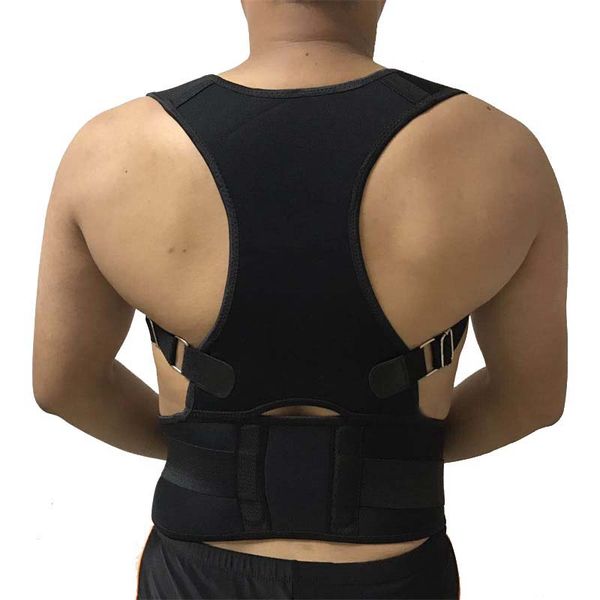 7 colors corset back posture corrector shoulder lumbar brace spine support belt posture correction men women, Black;blue
7 colors corset back posture corrector shoulder lumbar brace spine support belt posture correction men women, Black;blue