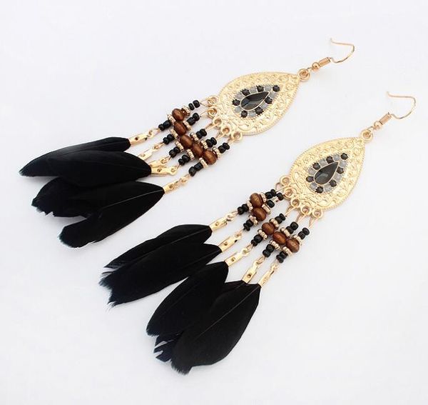 european and american popular jewelry female retro national style water drop tassel feather earrings long earrings wy482, Silver
european and american popular jewelry female retro national style water drop tassel feather earrings long earrings wy482, Silver