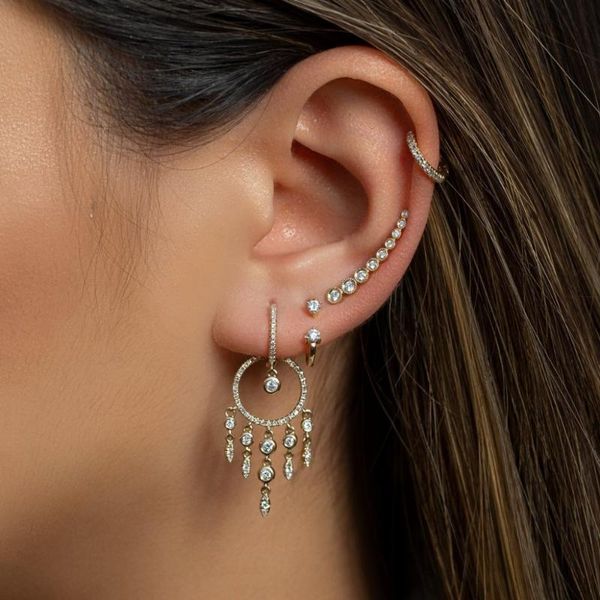 elegance wedding engagement moving dangle chandelier earrings cz tassel drop gorgeous women jewelry, Silver
elegance wedding engagement moving dangle chandelier earrings cz tassel drop gorgeous women jewelry, Silver