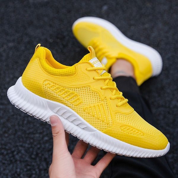new yellow fashion brand casual shoes sneakers beathable male lace up weave men shoes zapatos casuales hombre deportiva, Black
new yellow fashion brand casual shoes sneakers beathable male lace up weave men shoes zapatos casuales hombre deportiva, Black