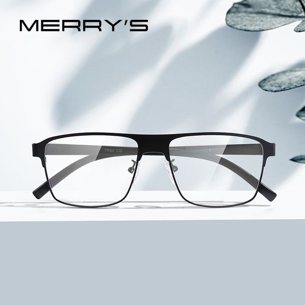 merry's men titanium glasses frame male square alloy ultralight eye myopia prescription eyeglasses tr90 legs s2002, Black
merry's men titanium glasses frame male square alloy ultralight eye myopia prescription eyeglasses tr90 legs s2002, Black