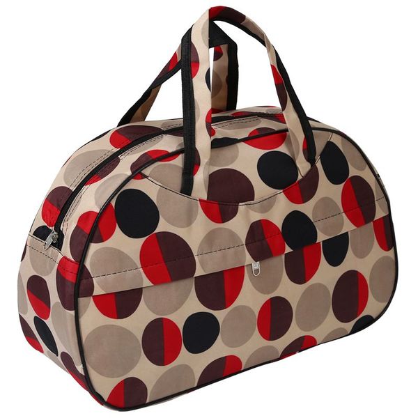 fashion waterproof oxford women bag red circles pattern travel bag large hand canvas luggage bags
fashion waterproof oxford women bag red circles pattern travel bag large hand canvas luggage bags