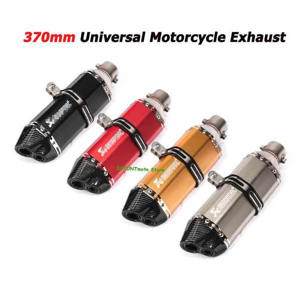 370mm universal motorcycle double-holes exhaust escape moto modified muffler pipe db killer sliencer for nmax155 tmax 530 pcx150
370mm universal motorcycle double-holes exhaust escape moto modified muffler pipe db killer sliencer for nmax155 tmax 530 pcx150