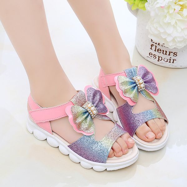 girls sandals kids princess shoes rubber sole soft princess children summer beach sandals butterfly-knot pearl beading sweet new, Black;red
girls sandals kids princess shoes rubber sole soft princess children summer beach sandals butterfly-knot pearl beading sweet new, Black;red