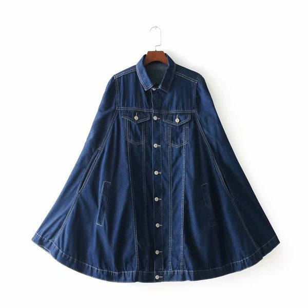 vintage сыпучего плащ джинсового пальто женщина 2018. осень batwing рукав outwear нагрудного однобортная джинсовая куртка для женщин пальто, Black;brown
vintage сыпучего плащ джинсового пальто женщина 2018. осень batwing рукав outwear нагрудного однобортная джинсовая куртка для женщин пальто, Black;brown