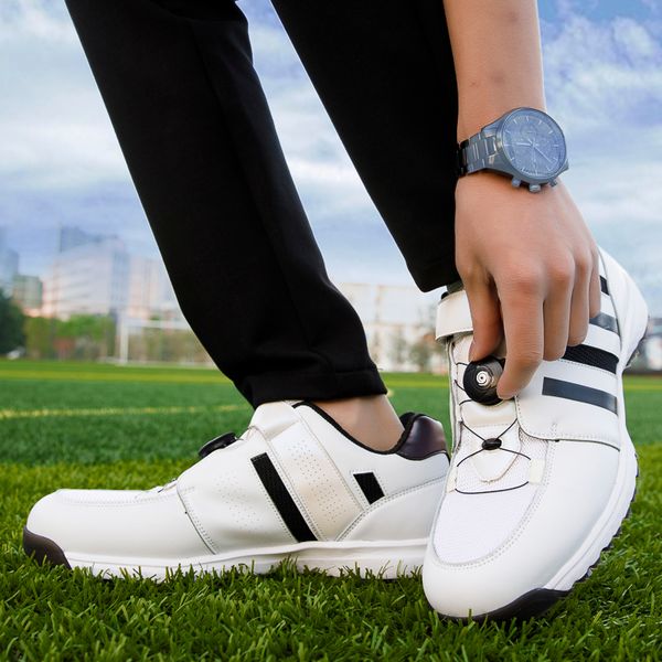 2020 men's waterproof spiked comfortable golf shoes men's rotation professional training golf sports shoes casual
2020 men's waterproof spiked comfortable golf shoes men's rotation professional training golf sports shoes casual