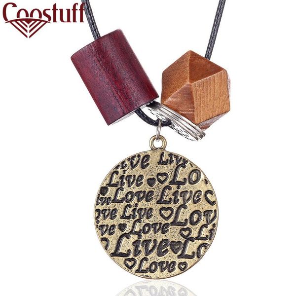 vintage women's wooden jewelry love pendants statement necklaces geometric female long chains suspension neck decoration 2020, Silver
vintage women's wooden jewelry love pendants statement necklaces geometric female long chains suspension neck decoration 2020, Silver