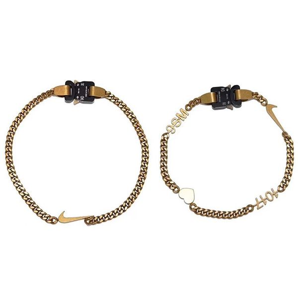 2019 1017 alyx studio logo metal chain gold necklace men women fashion bracelet hip hop outdoor street accessories festival gift free, Silver
2019 1017 alyx studio logo metal chain gold necklace men women fashion bracelet hip hop outdoor street accessories festival gift free, Silver