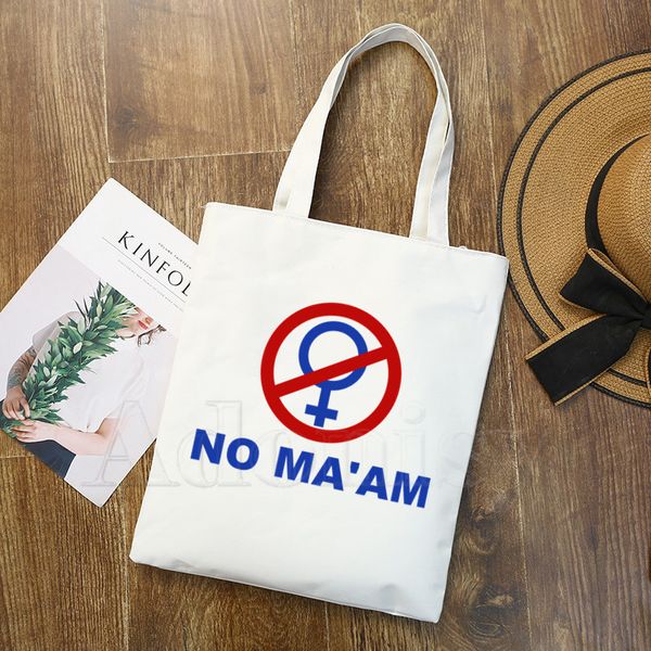 married with children al bundy no maam ma'am canvas simple cartoon print shopping bags fashion life casual pacakge hand bag
married with children al bundy no maam ma'am canvas simple cartoon print shopping bags fashion life casual pacakge hand bag