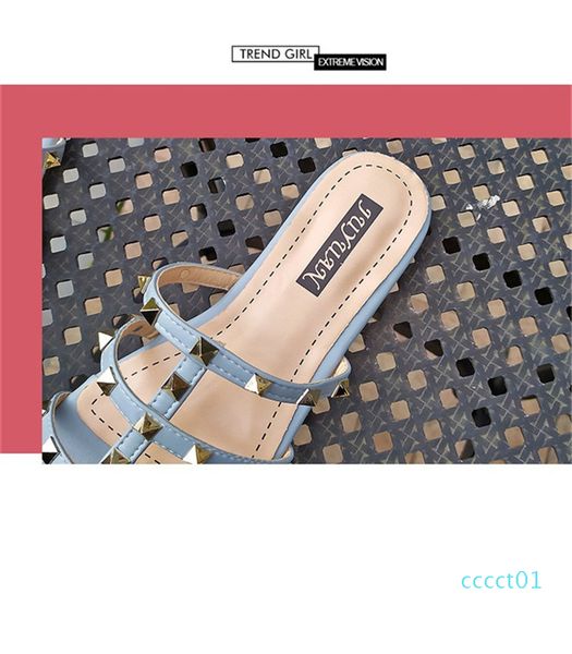 fashion luxury designer women designer sandals rivet brand flat slippers sandal girl shoes platform slides lady flip flops studded ct01, Black
fashion luxury designer women designer sandals rivet brand flat slippers sandal girl shoes platform slides lady flip flops studded ct01, Black