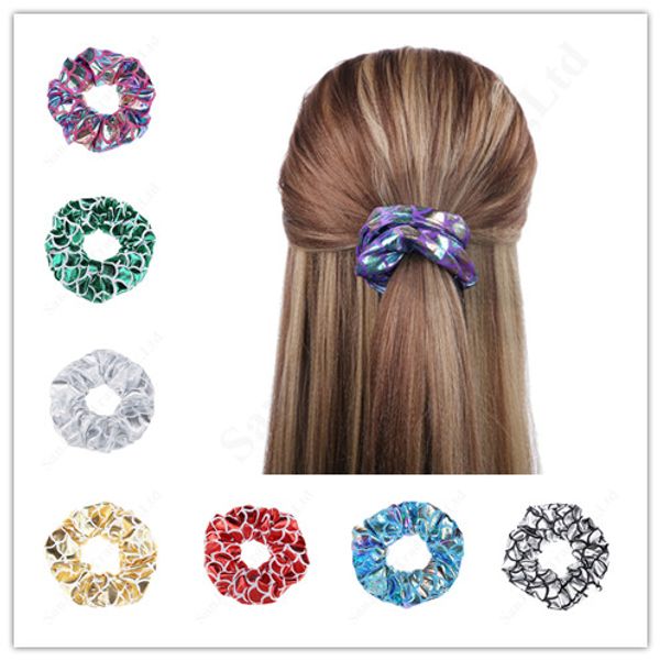 women's mermaid laser hair scrunchie handmade ponytail holder scrunchies hair accessories hair band hairbands wrist ankle ties 2020 c12, Silver
women's mermaid laser hair scrunchie handmade ponytail holder scrunchies hair accessories hair band hairbands wrist ankle ties 2020 c12, Silver