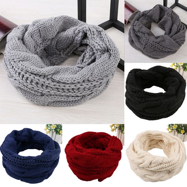 ladies women winter knitted crochet long snood tube scarf shawl neck warmer gift, Blue;gray
ladies women winter knitted crochet long snood tube scarf shawl neck warmer gift, Blue;gray