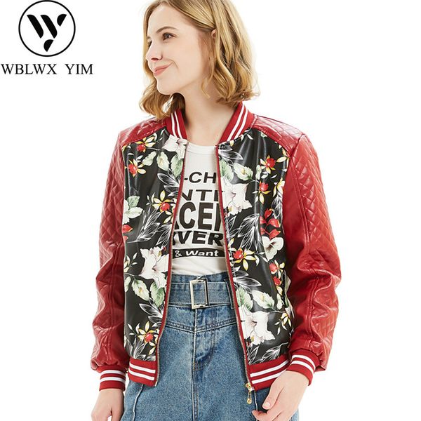 2019 spring autumn pu leather jacket women fashion print zipper motorcycle coat casual short biker jacket lady loose outerwear, Black
2019 spring autumn pu leather jacket women fashion print zipper motorcycle coat casual short biker jacket lady loose outerwear, Black