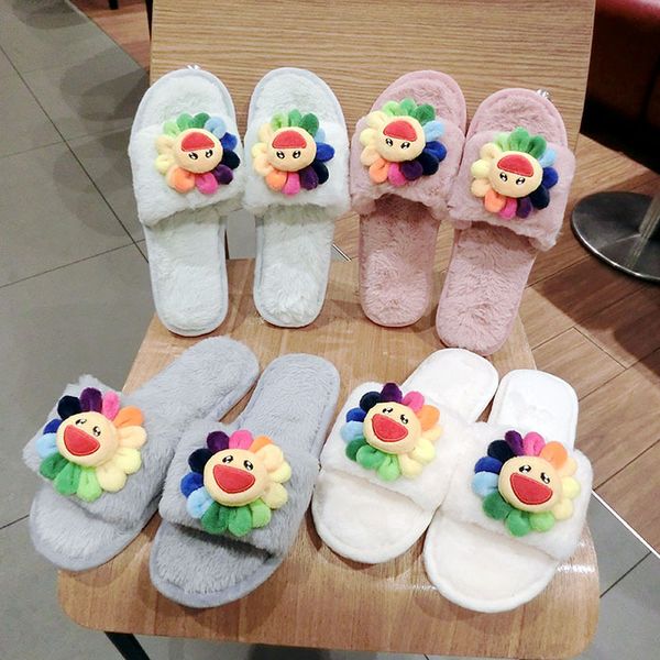 autumn winter cartoon colorful sunflower slippers plush flip-flops women colorful flower home cotton slippers, Black
autumn winter cartoon colorful sunflower slippers plush flip-flops women colorful flower home cotton slippers, Black