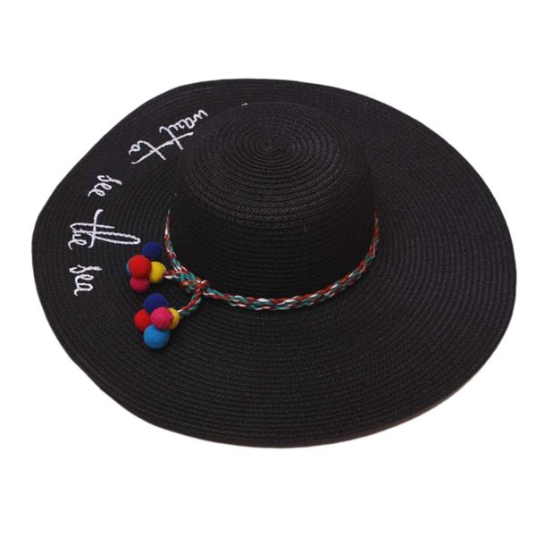 fashion sun hat letter embroidered caps big hat lady summer straw sun beach, Blue;gray
fashion sun hat letter embroidered caps big hat lady summer straw sun beach, Blue;gray