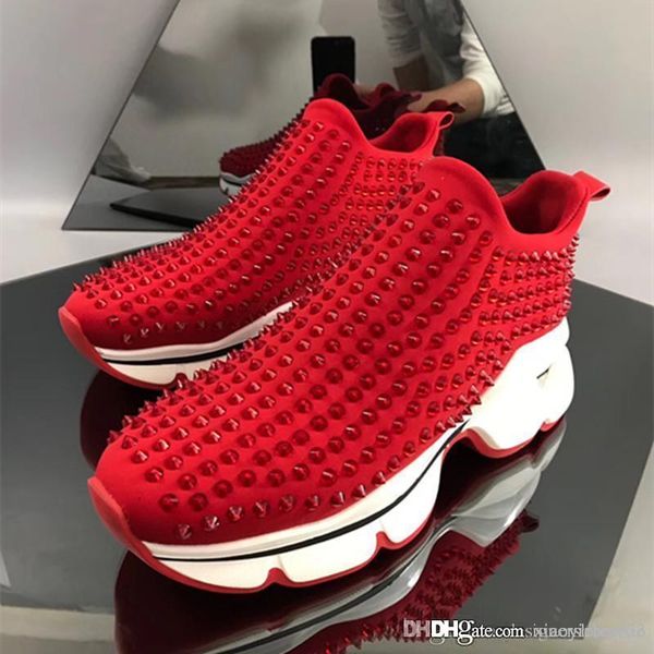 krystal spike sock donna flat neoprene sneakers mens red bottoms shoes womens rivet spiky junior spikes red sole shoes wtih box, Black
krystal spike sock donna flat neoprene sneakers mens red bottoms shoes womens rivet spiky junior spikes red sole shoes wtih box, Black