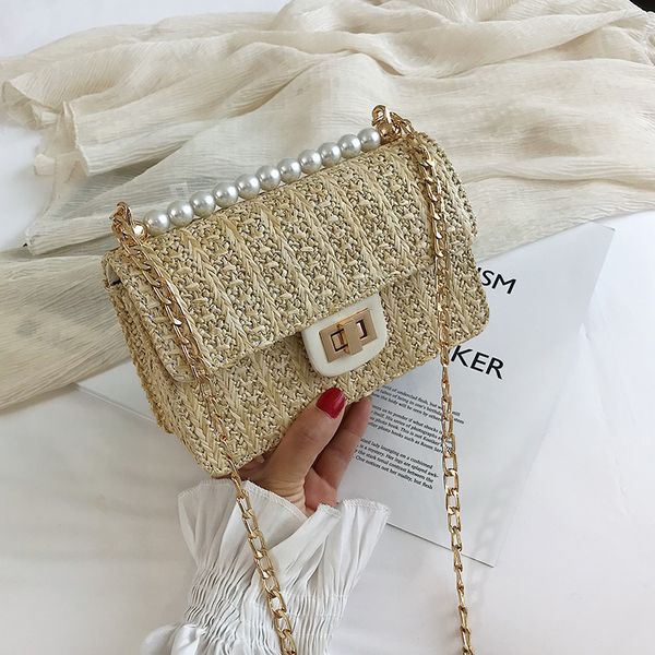 women's bag 2020 new shoulder messenger bag trend weave pearl portable small square fashion straw purses and handbags
women's bag 2020 new shoulder messenger bag trend weave pearl portable small square fashion straw purses and handbags