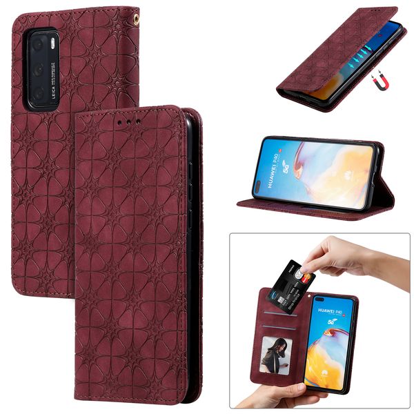 for huawei p40/p40 pro/p40 pro plus case flip cover stand wallet leather embossed lucky flower strong magnetism auto adsorption
for huawei p40/p40 pro/p40 pro plus case flip cover stand wallet leather embossed lucky flower strong magnetism auto adsorption