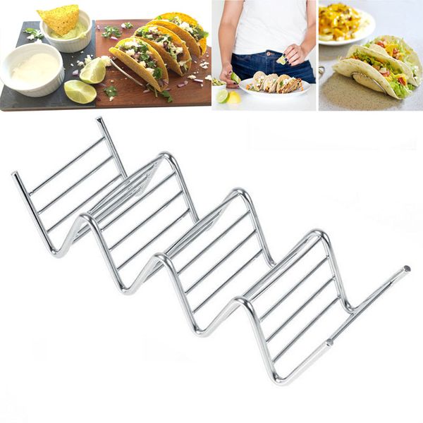 new stainless steel taco holder colored waves shaped food rack pie pancake rack baking pastry tools an2895
new stainless steel taco holder colored waves shaped food rack pie pancake rack baking pastry tools an2895