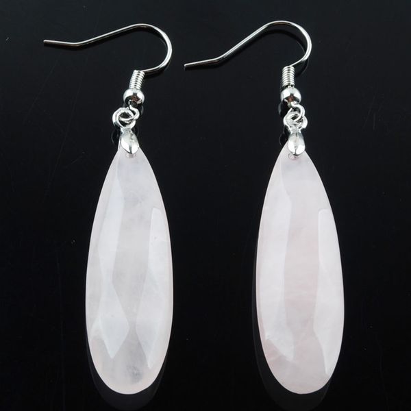 wojiaer rose quartz dangle hook earrings reiki natural gem stone beads drop earring vintage faceted polygon for female jewelry r3203, Silver
wojiaer rose quartz dangle hook earrings reiki natural gem stone beads drop earring vintage faceted polygon for female jewelry r3203, Silver