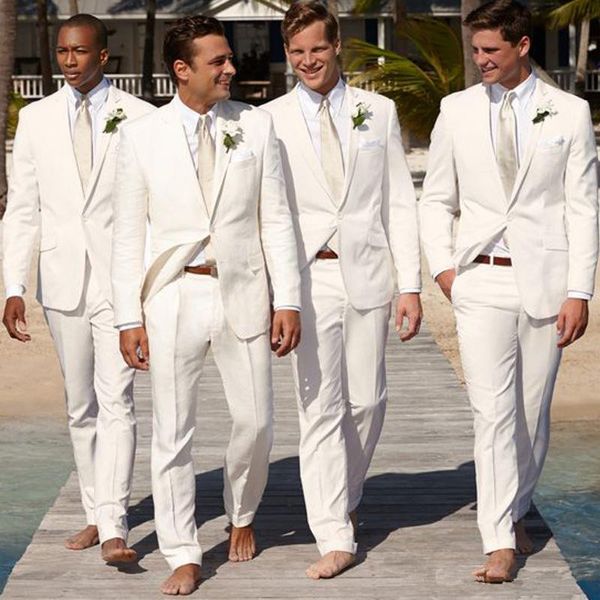 white wedding groom tuxedos for groomsmen prom party two piece jacket pants custom men suits slim fit blazer, Black;gray
white wedding groom tuxedos for groomsmen prom party two piece jacket pants custom men suits slim fit blazer, Black;gray