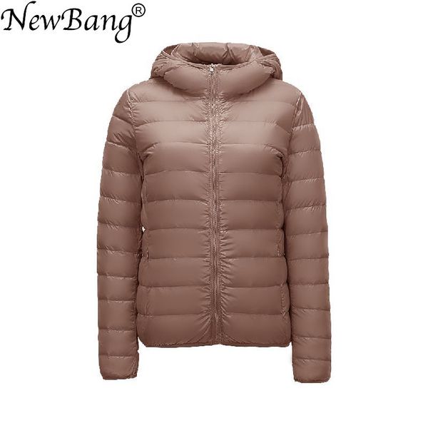 newbang brand women's down jackets 90% ultra light duck down women lightweight coat hooded female windbreaker parka plus coats, Black
newbang brand women's down jackets 90% ultra light duck down women lightweight coat hooded female windbreaker parka plus coats, Black