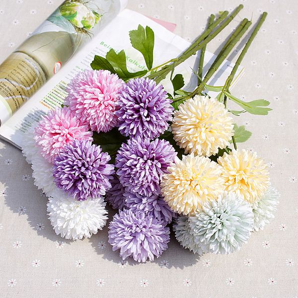 1 bundle 3 heads ball silk carnations bouquet vases for home decor christmas wedding flowers silk floristics artificial flowers
1 bundle 3 heads ball silk carnations bouquet vases for home decor christmas wedding flowers silk floristics artificial flowers