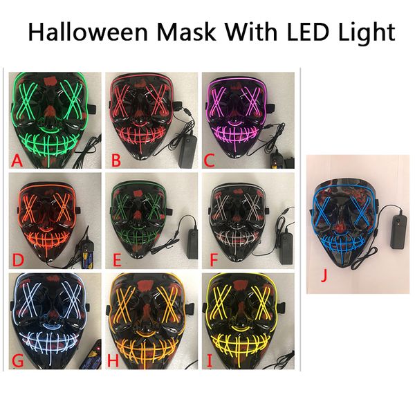 halloween mask with led lights fluorescent light fancy mask 10 colors cosplay custom party dress masks glow in dark
halloween mask with led lights fluorescent light fancy mask 10 colors cosplay custom party dress masks glow in dark