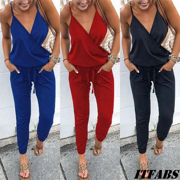 women's jumpsuits & rompers women clubwear holiday loose bandage trousers long jumpsuit playsuit romper, Black;white
women's jumpsuits & rompers women clubwear holiday loose bandage trousers long jumpsuit playsuit romper, Black;white