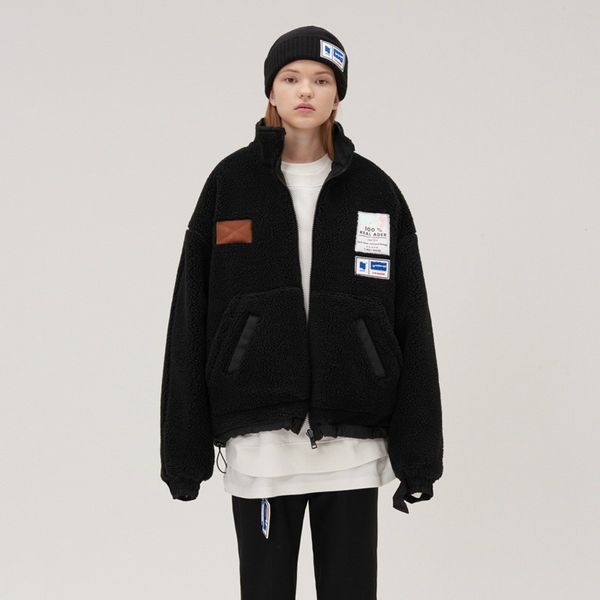 2019 winter korean version of the new lambs wool coat female students to wear double-sided cotton jacket men and women couple, Black;brown
2019 winter korean version of the new lambs wool coat female students to wear double-sided cotton jacket men and women couple, Black;brown