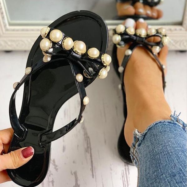 sandals 2021 summer fashion bowknot pearl flip flops women flats open-toe slippers flip-flops beach shoes girl a630, Black
sandals 2021 summer fashion bowknot pearl flip flops women flats open-toe slippers flip-flops beach shoes girl a630, Black