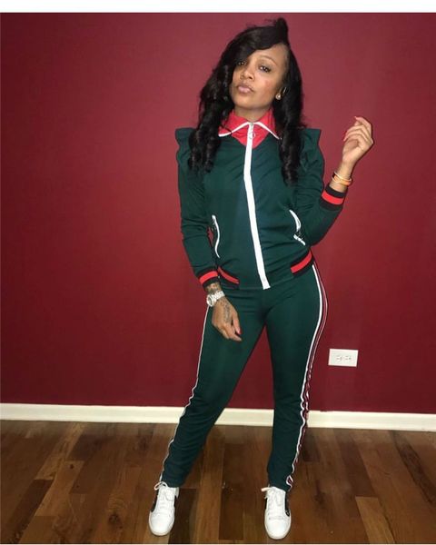 Winter Striped Printed Womens Tracksuits Stand Collar Long Sleeve 2PCS Womens Sports Sets Fashion Skinny Ladies Two Piece Pants
Winter Striped Printed Womens Tracksuits Stand Collar Long Sleeve 2PCS Womens Sports Sets Fashion Skinny Ladies Two Piece Pants