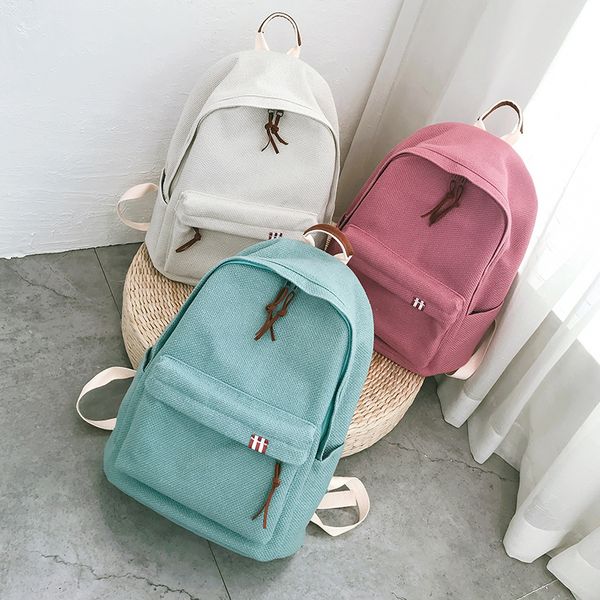 for pure color school bags teenage girls kids canvas children student backpack travel teen shoulder bag child schoolbag female
for pure color school bags teenage girls kids canvas children student backpack travel teen shoulder bag child schoolbag female