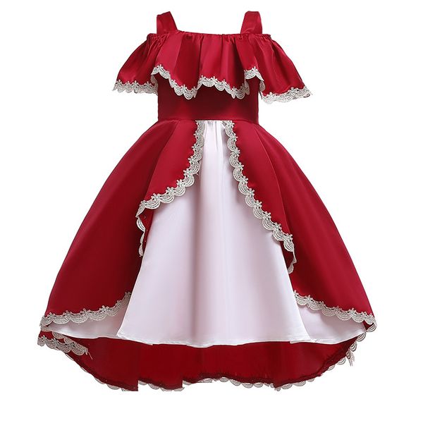 2019 one shoulder vestido infantil girl dress elegant gown kids dresses for girls clothing princess dress party wedding, Red;yellow
2019 one shoulder vestido infantil girl dress elegant gown kids dresses for girls clothing princess dress party wedding, Red;yellow